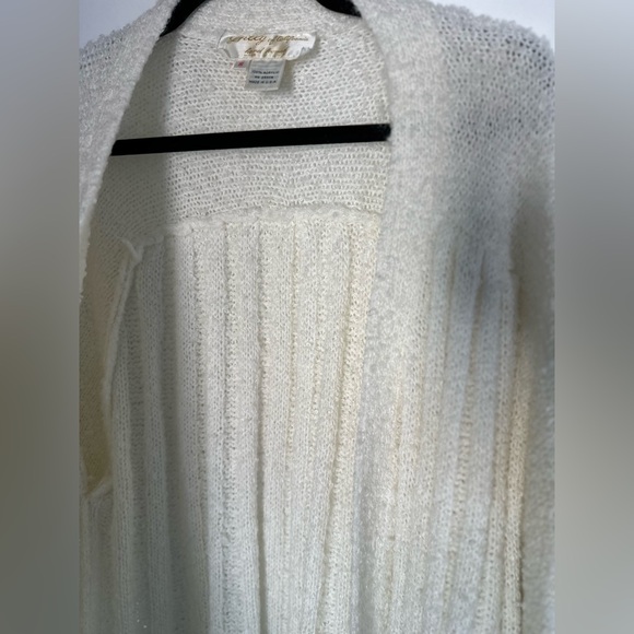 Vintage 70s 80s Lilly of California Hand Loomed Bouclé Knit Cardigan - Fits S-L - Picture 9 of 10